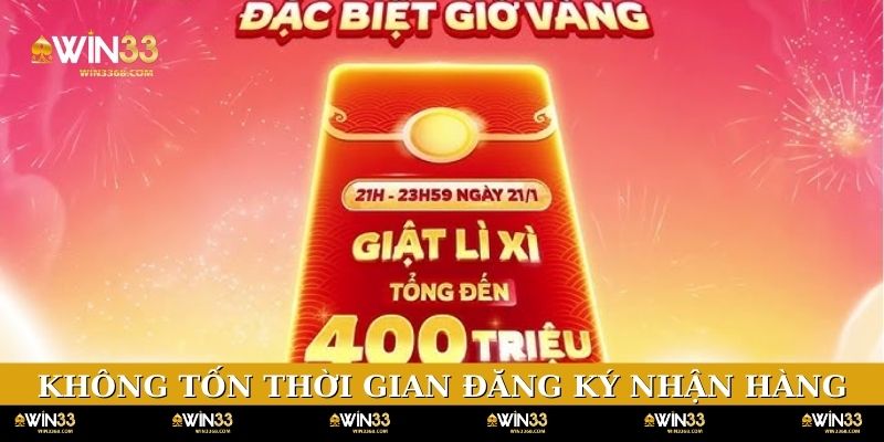 Không tốn thời gian đăng ký nhận hàng triệu đồng