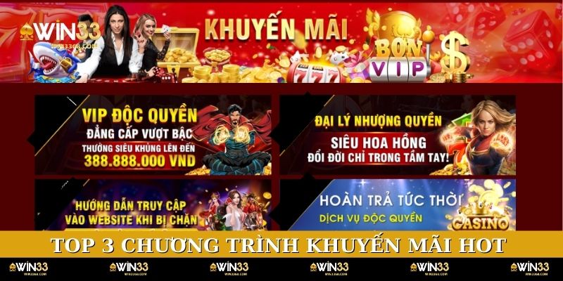 Top 3 chương trình khuyến mãi hot nhất dành cho hội viên